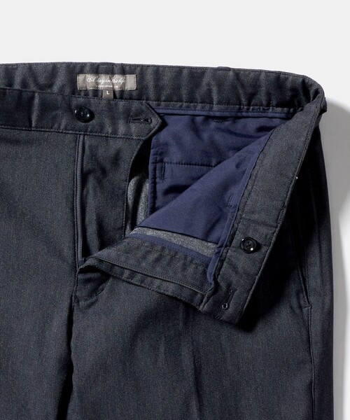 A DAY IN THE LIFE UNITED ARROWS(アデイインザライフユナイテッドアローズ)の「裏起毛 ツイル ノープリーツ スラックス-ストレッチ-<A DAY IN THE LIFE>(スラックス・メンズ・グレー系/ネイビー/ベージュ・M/S/L/XL)」の18枚目の写真