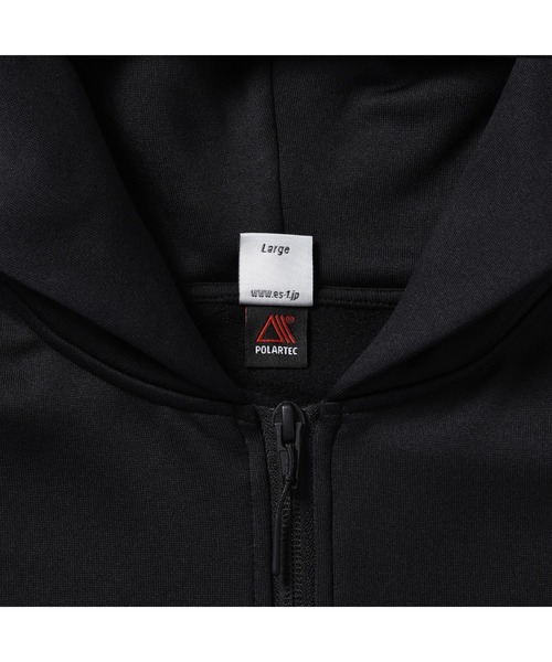fridge（フリッジ）の「【ES.1】エスアイ Power Stretch Hoodie（パーカー・メンズ・グレー/ブラック・LARGE/MEDIUM/X-LARGE/SMALL）」の3枚目の写真