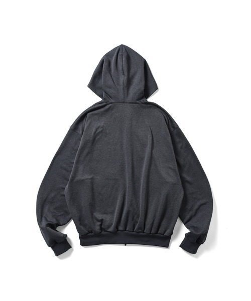 fridge（フリッジ）の「【ES.1】エスアイ Power Stretch Hoodie（パーカー・メンズ・グレー/ブラック・LARGE/MEDIUM/X-LARGE/SMALL）」の6枚目の写真