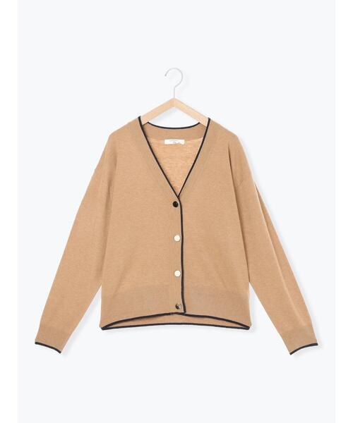 ◎ラインニットカーディガン（カーディガン/ボレロ）｜Samansa Mos2