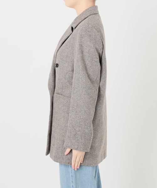 IENA LA BOUCLE（イエナラブークル）の「IENA LA BOUCLE ヘリンボーンジャケット（テーラードジャケット・レディース・チョコ・FREE）」の20枚目の写真