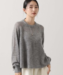 audrey and john wad | モヘア混ビスチェ片畦柄ニット(ニット/セーター)