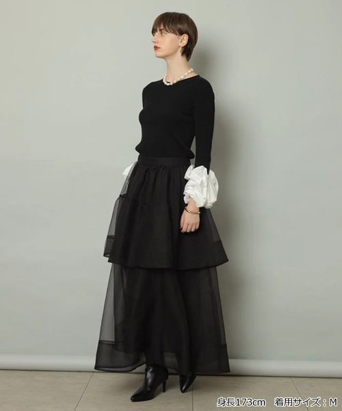 袖バルーンニット（ニット/セーター）｜CADUNE（カデュネ）の