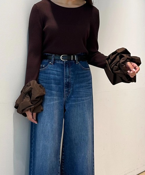 袖バルーンニット（ニット/セーター）｜CADUNE（カデュネ）の