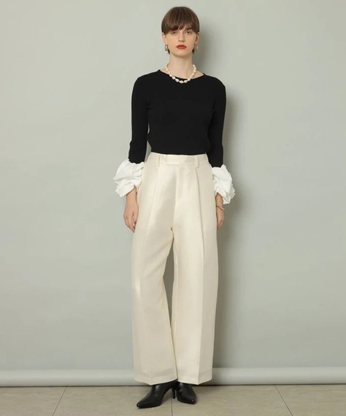 袖バルーンニット(ニット/セーター)|CADUNE(カデュネ)の 袖バルーンニット(ニット/セーター)|CADUNE(カデュネ)の