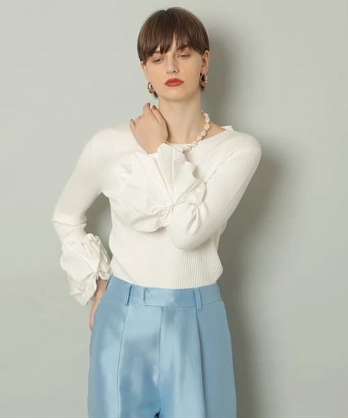 CADUNE（カデュネ）の「袖バルーンニット（ニット/セーター）」 - WEAR