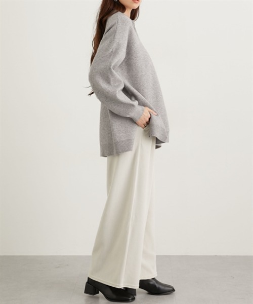 nissen（ニッセン）の「モールコールゆるっとイージーパンツ（その他パンツ・レディース・ブラック/アイボリー/ブラウン・M/L）」の13枚目の写真