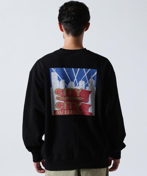 CITY COUNTRY CITY(シティーカントリーシティー)の「CITY COUNTRY CITY×AVIREX/シティーカントリーシティー×アヴィレックス/AVIREX×CCC SIGNATURE CREW SWEAT(スウェット・メンズ・グレー/ブラック・L/M)」の20枚目の写真