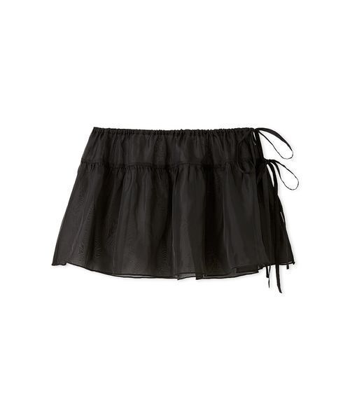 SNIDEL（スナイデル）の「シアーティペット（ベルト・レディース・ホワイト/ブラック・F）」の2枚目の写真