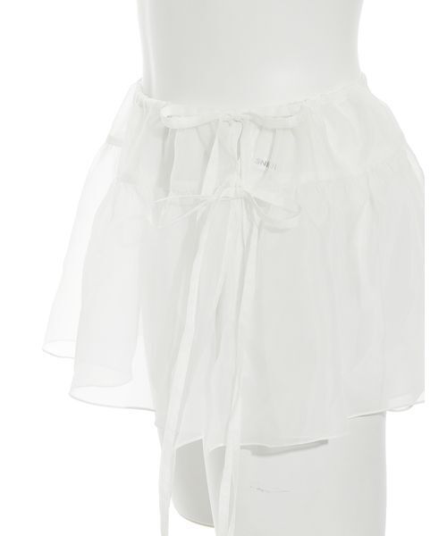 SNIDEL（スナイデル）の「シアーティペット（ベルト・レディース・ホワイト/ブラック・F）」の7枚目の写真