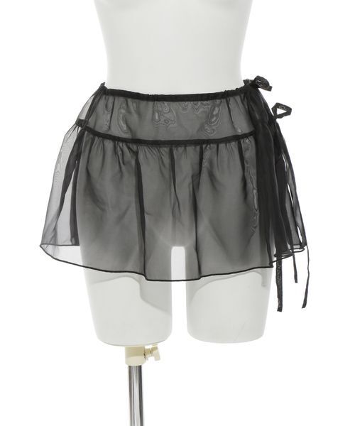 SNIDEL（スナイデル）の「シアーティペット（ベルト・レディース・ホワイト/ブラック・F）」の9枚目の写真