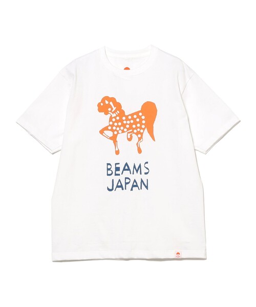 BEAMS JAPAN(ビームス ジャパン)の「宮入圭太 干支Tシャツ「午(うま)」(Tシャツ/カットソー・レディース・ブラック/ホワイト・LARGE/MEDIUM/SMALL/X-LARGE)」の1枚目の写真