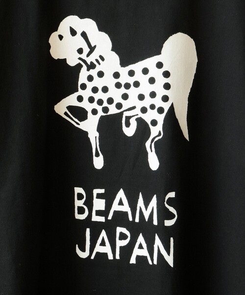BEAMS JAPAN（ビームス　ジャパン）の「宮入圭太 干支Tシャツ「午（うま）」（Tシャツ/カットソー・レディース・ブラック/ホワイト・LARGE/MEDIUM/SMALL/X-LARGE）」の3枚目の写真