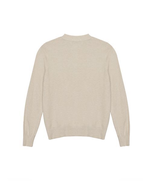 NICK&NICOLE(ニックアンドニコール)の「MINIMAL V NECK BUTTERFLY CARDIGAN_BEIGE(カーディガン/ボレロ・レディース・その他・FREE)」の5枚目の写真