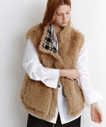 Fano Studios | リバーシブル スタンドカラー フェイクファーベスト FD25W064【Fano Studios】【2025AW】(ベスト)