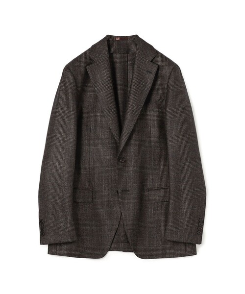 TOMORROWLAND （トゥモローランド）の「ウールシルクカシミヤ シングルブレステッド 2Bジャケット SILK AIR LORO PIANA（テーラードジャケット・メンズ・ブラウン系その他/ダークグリーン・44/46/48/52/54/42/50）」の2枚目の写真