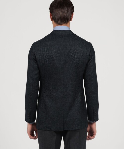 TOMORROWLAND （トゥモローランド）の「ウールシルクカシミヤ シングルブレステッド 2Bジャケット SILK AIR LORO PIANA（テーラードジャケット・メンズ・ブラウン系その他/ダークグリーン・44/46/48/52/54/42/50）」の6枚目の写真