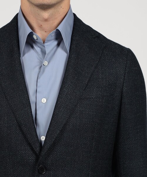 TOMORROWLAND （トゥモローランド）の「ウールシルクカシミヤ シングルブレステッド 2Bジャケット SILK AIR LORO PIANA（テーラードジャケット・メンズ・ブラウン系その他/ダークグリーン・44/46/48/52/54/42/50）」の8枚目の写真