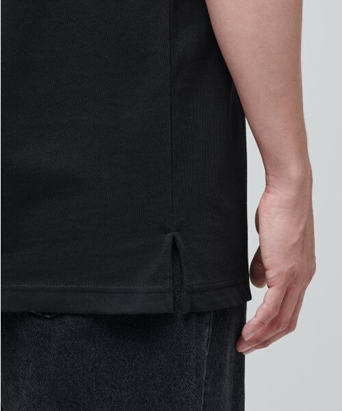 MUSINSA STANDARD（ムシンサスタンダード）の「レイヤードスリーブレストップ_通常丈 [ブラック]（Tシャツ/カットソー・メンズ・その他・SMALL/MEDIUM/LARGE/X-LARGE/X-SMALL/XX-LARGE）」の8枚目の写真