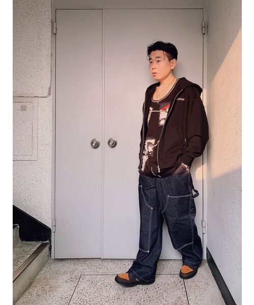 MUSINSA STANDARD（ムシンサスタンダード）の「レイヤードスリーブレストップ_通常丈 [ブラック]（Tシャツ/カットソー・メンズ・その他・SMALL/MEDIUM/LARGE/X-LARGE/X-SMALL/XX-LARGE）」の11枚目の写真