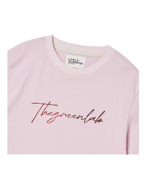 THE GREEN LAB（ザグリーンラボ）の「ザ・グリーンラボ ホイルレタリング 半袖Tシャツ [ストロベリーピンク]（Tシャツ/カットソー・レディース・その他・FREE）」の10枚目の写真
