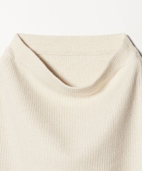 A DAY IN THE LIFE UNITED ARROWS(アデイインザライフユナイテッドアローズ)の「ラメハイネックニット+スカート <A DAY IN THE LIFE>(ワンピース・レディース・ライトグレー/ダークブラウン/ナチュラル/ブラック・FREE)」の13枚目の写真