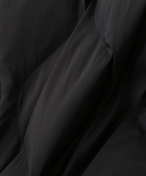 schott(ショット)の「Schott/ショット×TAION/タイオン INNER DOWN VEST パッカブル ひょうたんキルト ダウン ベスト(ダウンベスト・メンズ・ブラック・M/L/XL)」の6枚目の写真