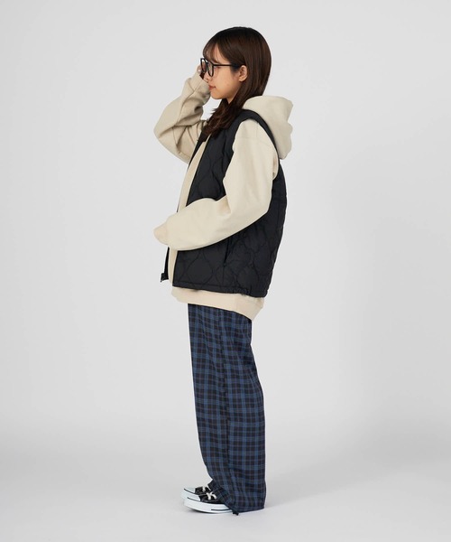 schott(ショット)の「Schott/ショット×TAION/タイオン INNER DOWN VEST パッカブル ひょうたんキルト ダウン ベスト(ダウンベスト・メンズ・ブラック・M/L/XL)」の20枚目の写真