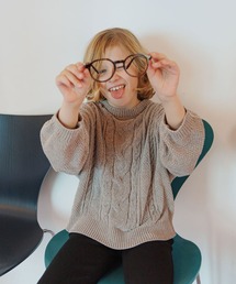 GLOBAL WORK | 洗えるモールケーブルプルオーバー/603740(ニット/セーター)