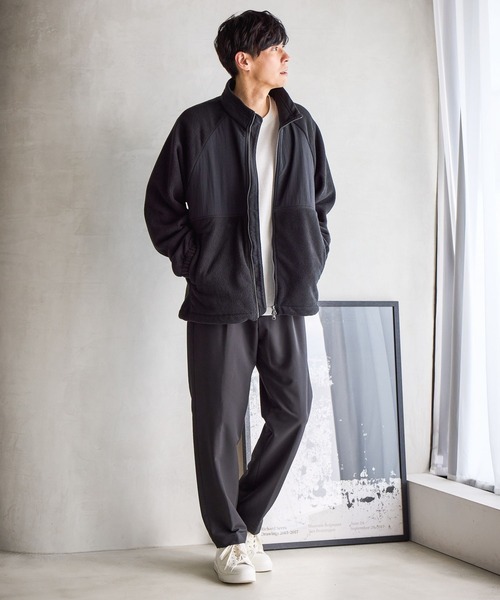 GLOBAL WORK（グローバルワーク）の「クリーンボアブルゾン/607881（ブルゾン・メンズ・ブラック/ホワイト・SMALL/LARGE/X-LARGE/MEDIUM）」の6枚目の写真