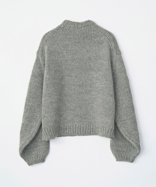 VICTIM（ヴィクティム）の「VICTIM ヴィクティム / LOW GAUGE KNIT ローゲージウールニット セーター / VTM-25-K-102（ニット/セーター・メンズ・ネイビー/ブラック/グレー・1/2）」の7枚目の写真