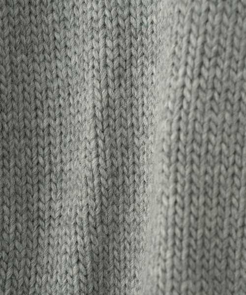 VICTIM（ヴィクティム）の「VICTIM ヴィクティム / LOW GAUGE KNIT ローゲージウールニット セーター / VTM-25-K-102（ニット/セーター・メンズ・ネイビー/ブラック/グレー・1/2）」の10枚目の写真