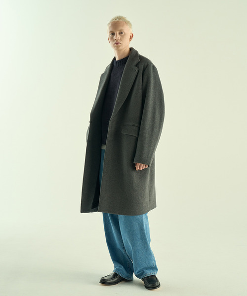 VICTIM（ヴィクティム）の「VICTIM ヴィクティム / LOW GAUGE KNIT ローゲージウールニット セーター / VTM-25-K-102（ニット/セーター・メンズ・ネイビー/ブラック/グレー・1/2）」の12枚目の写真