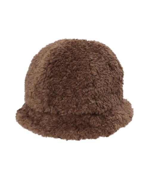 Samansa Mos2（サマンサ モスモス）の「【消臭効果/2WAY】リボン付ボアハット（ハット・レディース・ブラウン/ベージュ・F）」の8枚目の写真