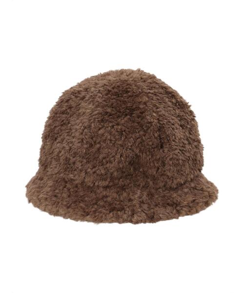 Samansa Mos2（サマンサ モスモス）の「【消臭効果/2WAY】リボン付ボアハット（ハット・レディース・ブラウン/ベージュ・F）」の9枚目の写真