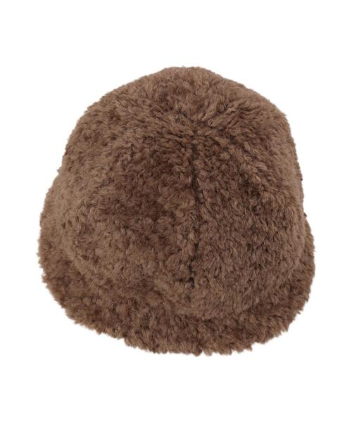 Samansa Mos2（サマンサ モスモス）の「【消臭効果/2WAY】リボン付ボアハット（ハット・レディース・ブラウン/ベージュ・F）」の10枚目の写真