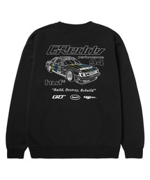 HUF（ハフ）の「HUF X GREDDY RETRO MOD CREW（スウェット・レディース）」
