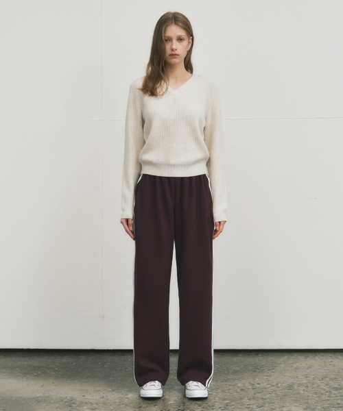 WEDNESDAYOASISFORWOMEN(ウェンズデー オアシス フォー ウーマン)の「ブルーミングハチVネックニット_CREAM(WC25-KN52)(ニット/セーター・レディース・アイボリー・FREE)」の3枚目の写真