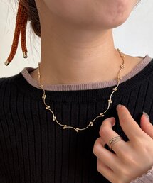 Chez toi | 変形ウェーブネックレス(ネックレス)