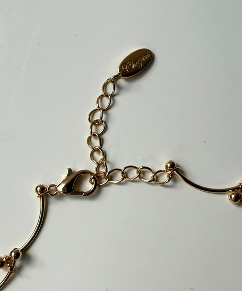 Chez toi(シェトワ)の「変形ウェーブネックレス(ネックレス・レディース・シルバー/ゴールド・FREE)」の10枚目の写真