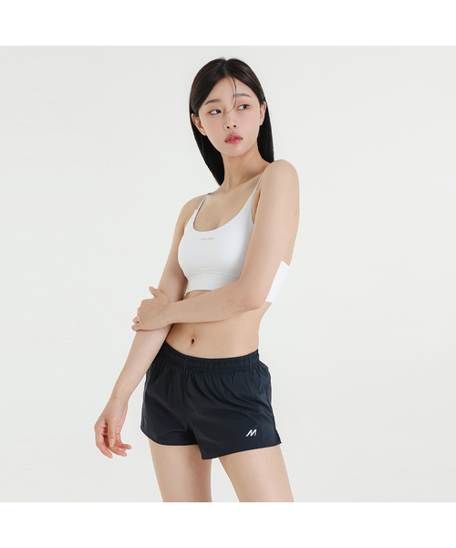 MALDEN(モールデン)の「エアクーリングランニングショーツ(その他パンツ・レディース・ライトグレー/ブラック・LARGE/MEDIUM/SMALL)」の2枚目の写真