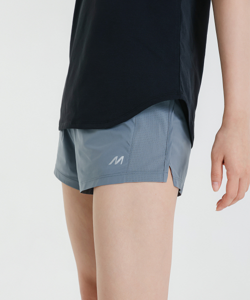 MALDEN(モールデン)の「エアクーリングランニングショーツ(その他パンツ・レディース・ライトグレー/ブラック・LARGE/MEDIUM/SMALL)」の4枚目の写真