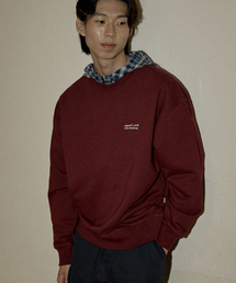 CAMEL WORK（キャメルワーク）の「NO.413 CAW ベーシックロゴスウェットシャツ（バーガンディ）（スウェット）」