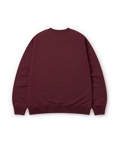 CAMEL WORK(キャメルワーク)の「NO.413 CAW ベーシックロゴスウェットシャツ(バーガンディ)(スウェット・メンズ・その他・MEDIUM/LARGE/X-LARGE)」の3枚目の写真