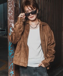 improves（インプローブス）の「スエード スイングトップジャケット（ライダースジャケット）」