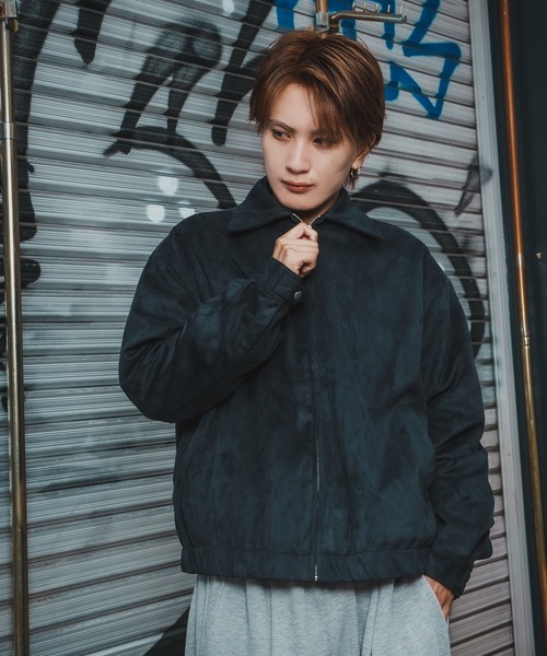 improves(インプローブス)の「スエード スイングトップジャケット(ライダースジャケット・メンズ・ブラック/ベージュ・X-LARGE/LARGE/MEDIUM)」の3枚目の写真