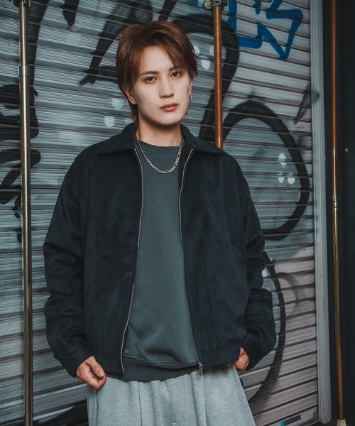 improves(インプローブス)の「スエード スイングトップジャケット(ライダースジャケット・メンズ・ブラック/ベージュ・X-LARGE/LARGE/MEDIUM)」の5枚目の写真