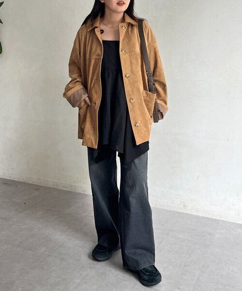 CPCM（シーピーシーエム）の「2WAYイレヘムキャミチュニック（シャツ/ブラウス・レディース・ホワイト/ホワイト系その他/ブラック/ブラック系その他・FREE）」の9枚目の写真