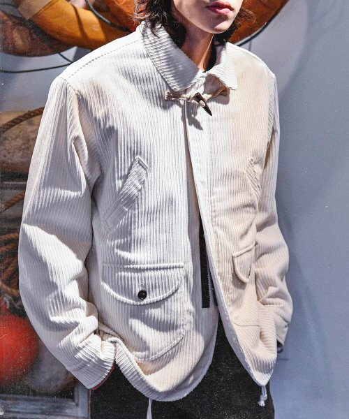 VDR（ブイディアール）の「CORDUROY TOGGLE 4POCKET JACKET [Snow White]（その他アウター・メンズ・その他・LARGE/MEDIUM）」の3枚目の写真
