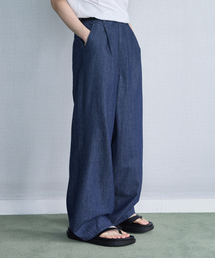 OURDAYZ（アワーデイズ）の「クールリネンライクワイドフィットデニム [BLUE]（デニムパンツ）」